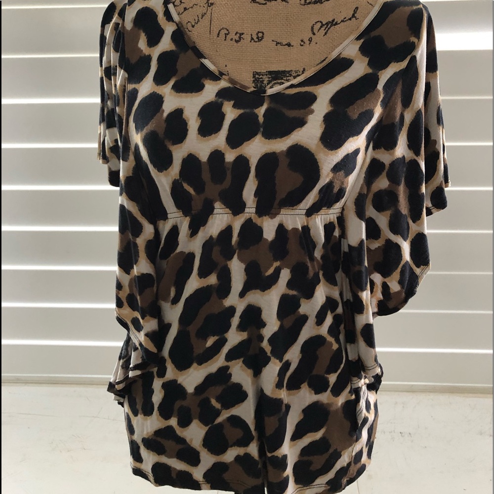 INC Leopard Top